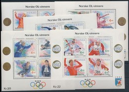 ** 1989-1993 Téli Olimpia 5 Klf Blokk Mi 12, 14, 16, 17, 19 - Andere & Zonder Classificatie