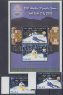** 2002 Téli Olimpia Salt Lake City ívszéli Mi 2082-2083 + Blokk Mi 150 - Altri & Non Classificati