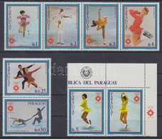 ** 1983 Téli Olimpia, Szarajevó Sor Mi 3609-3615 + Kisív 3615 - Other & Unclassified