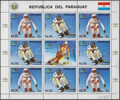 ** 1987 Téli Olimpia Kisív Mi 4114-4115 - Andere & Zonder Classificatie