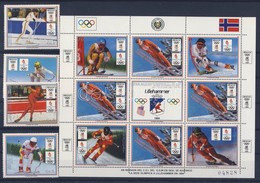 ** 1989 Téli Olimpia Mi 423-4326 + Kisív Mi 4327 4x + Szelvények - Sonstige & Ohne Zuordnung