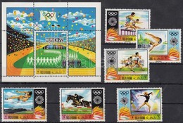 ** 1970 Nyári Olimpia Sor Mi 384-389 A + Blokk 86 A - Other & Unclassified