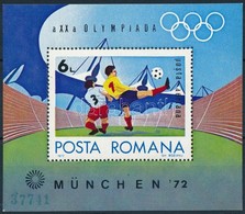 ** 1972 Müncheni Olimpia Blokk Mi 98 - Otros & Sin Clasificación