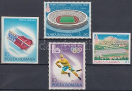 ** 1979 Olimpia Blokkokból Kitépett, Kivágott Bélyegek Mi 3631-3632, 3672-3673 - Andere & Zonder Classificatie