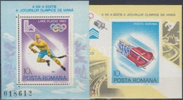 ** 1979 Téli Olimpia Blokk Pár Mi 164-165 - Otros & Sin Clasificación