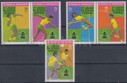 ** 1981 Közép-afrikai Sport Játékok, Luanda Sor 2 Párral Mi 738-742 - Other & Unclassified
