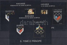 ** 1992 Téli Olimpiai Játékok, Nagano Blokkok Mi 267-269 - Otros & Sin Clasificación