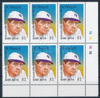 ** 1988 Baseball ívsarki Hatostömb Mi 1135 - Sonstige & Ohne Zuordnung