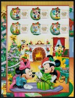 ** 2006 Disney Karácsony 2 Kisív (Micimackó és Mickey Mouse),
Disney Christmas 2 Minisheets (Winnie-the-Pooh And Mickey  - Sonstige & Ohne Zuordnung