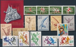 ** 1974-1980 Nyári Olimpia 2 Klf Bélyeg + 3 Klf Sor és 1 Db Blokk - Altri & Non Classificati