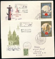 1980 Nyári Olimpia Sor Mi 4940-4941 2 FDC Ajánlott Levélként érkezettek Budapestre - Other & Unclassified