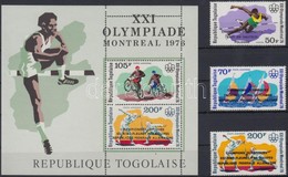 ** 1976 Nyári Olimpia érmesei Sor Mi 1201-1203 + Blokk 109 - Andere & Zonder Classificatie