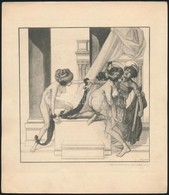 Franz Von Bayros (1866-1924): Vous N'en Trouvel Rien. Heliogravúr, Papír, Jelzés Nélkül, 16,5×16 Cm - Altri & Non Classificati