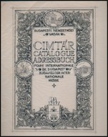 1927 Horváth Endre (1896-1954) - Nagy K.: BNV Budapesti Nemzetközi Vásár Címtárának Címlap Terve. Városligeti épületek K - Altri & Non Classificati