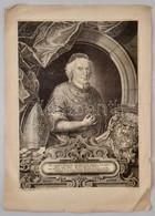Schmutzer, Johann Adam (1680-1739):  XIV. Benedek (1675-1758)  Pápa Nagyméretű Rézmetszetű Portréja. 26x35,5 Cm / Large  - Stampe & Incisioni