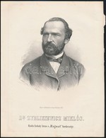 Cca 1867 Marastoni József: Mikołaj Zyblikiewicz Lengyel Politikus Portréja, Litográfia, Papír, 27×21 Cm - Stampe & Incisioni
