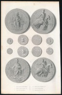 Cca 1880 John Balliol és II. Dávid Skót Királyok Pecsétjeinek és érmeinek Képei, Acélmetszet, Papír, 24,5×16 Cm - Stampe & Incisioni