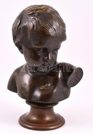 Jelzés Nélkül: Kisfiú Portré. Bronz, Kis öntési Hibával, M: 24 Cm - Otros & Sin Clasificación