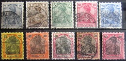 ALLEMAGNE Empire                   N° 51/60                     OBLITERE - Used Stamps