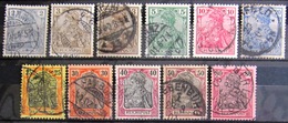 ALLEMAGNE Empire                   N° 51/60                     OBLITERE - Used Stamps