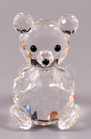 Swarovski Maci, Csiszolt Kristály, Jelzett,hibátlan, M:7 Cm - Glas & Kristal