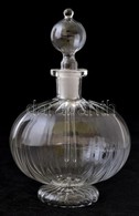 Parfümös üveg, Formába öntött, Hibátlan, M: 18 Cm - Glass & Crystal