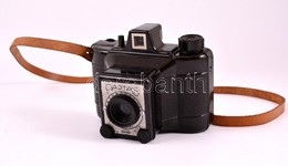 Gamma Pajtás 6x6-os Fényképezőgép, Achromat 1:8/80 Mm Objektívvel, Jó állapotban, Bőr Szíjjal - Macchine Fotografiche
