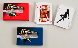 2 Csomag Reklámos Römi Kártya, Eredeti Dobozában - Other & Unclassified