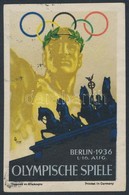 1936 Berlini Olimpia Vágott Levélzáró - Ohne Zuordnung