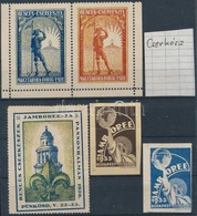 Cserkész Levélzárók összefüggésekben / Scout Poster Stamps - Non Classificati