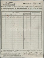 1841!  DDSG Fuvarlevél / Bill Of Freight - Non Classificati