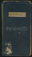 1930 Kardos Rezső Ferenc (1912-1998) Későbbi Kémikus, Feltaláló Egyetemi Leckekönyve, Neves Oktatók Aláírásaival (Ortvay - Unclassified