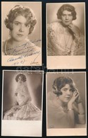 1927 Anday Piroska (Rosette Andray, 1903-1977) Operaénekesnő Aláírt Fotója + 3 Db Fotó - Other & Unclassified
