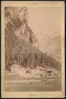 Cca 1890 Carbonin/Schluderbach, Tirol, Keményhátú Fotó S. A. Knoll Műterméből (Bruneck/Bozen), Hátulján Feliratozva, 17× - Other & Unclassified