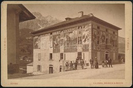 Cca 1890 Tirol, Keményhátú Fotó S. A. Knoll Műterméből (Bruneck/Bozen), 11×17 Cm - Altri & Non Classificati
