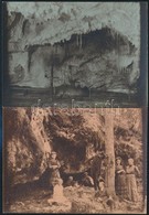1910 Dobsina, Jégbarlang, 2 Db Fotó, Hátulján Feliratozva, 8,5×12 Cm - Other & Unclassified
