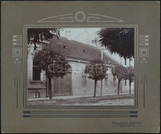 Cca 1900 Szatmár, Utcarészlet, Fotó Kartonon, Hollósi József Műterméből, 11x16 Cm - Other & Unclassified