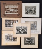 1932-1936 6 Db Tablófotó, és 1 Db Színházi Előadások Fotója, Feliratozva, Változó állapotban, Többnyire Foltos Kartonokk - Andere & Zonder Classificatie