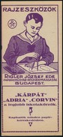 Cca 1910-1920 Riegler József Ede Papírnemű Gyárának Számolócédulája, Szép állapotban - Reclame