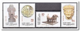 Turks Cyprus 2015, Postfris MNH, Archaeological Artifacts From Cyprus In Museums Of The World - Nuovi
