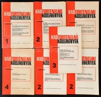 1984-1989 Hadtörténelmi Közlemények 7 Száma, Egy Ismétlődéssel. Változó állapotban, Egy Kötése Szétvált. - Sonstige & Ohne Zuordnung