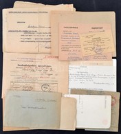 1939-1945 Szalatnay József (1915-1994) Festő, Grafikus Katonai Iratai, Közte Számos Igazolvány, és Más Irat, Valamint A  - Other & Unclassified