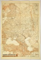 1942 Európai Oroszország, Kiadja: M. Kir. Honvéd Térképészeti Intézet, 92×62 Cm - Andere & Zonder Classificatie