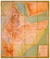 1935 Africa Orientale, Cartografia Dell'Istituto Italiano D'Arti Grafiche, 100×120 Cm - Other & Unclassified