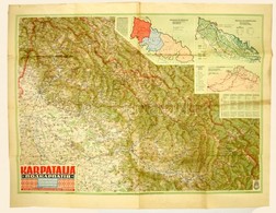 1942 Kárpátalja / Podkarpatiya / Karpatenland / Subcarpathie / Subcarpazia, 1:200000, M. Kir. Honv. Térk. Int., 2. Kiad. - Andere & Zonder Classificatie