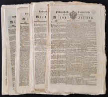 1835 A Wiener Zeitung 32 Db Száma. Mindegyik 4 Oldalas, Mindegyik újságszignettával / 32 Issues Of The Wiener Zeitung Wi - Unclassified