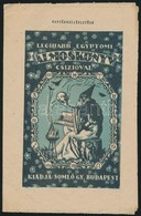 Cca 1920-1930 'Legujabb Egyptomi álmoskönyv Csízióval', Kiadja: Somló Gy. Budapest, 8p - Unclassified