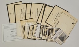 Cca 1929-2005 Halotti értesítők, Emlékkártyák, Gyászjelentések, Vegyes állapotban - Non Classés