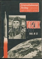 1961 A Természettudományi Közlöny V. évfolyamának 5. Száma, Címlapon Gagarinnal - Unclassified