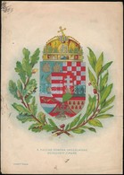 A Koronás Magyar Középcímer, Színes Litho Papír, Mosinger R., Budapest - Non Classificati